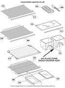 Genuine BEKO  CRISPER LARGE 4143172400