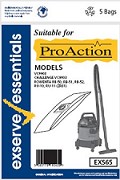 Exserve Essentials 'Pro Action' Vacuum Cleaner Bag: EXS65-uni171