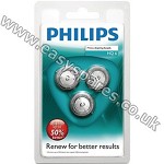 Philips Philishave HQ6/50 Quadra & Aquagenic Triple Pack Rotary Cutting Head HQ6PK3 (Genuine)