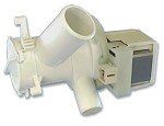 Genuine BEKO non by Pass 2 Hole Drain Pump & Filter Assembly: 2801100300