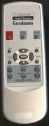 Goodmans Remote Control for models: GHC-50 SU SOUND NB NEW MODELS ONLY