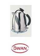 SWAN SS Jug Kettle with Glass Base - Model SK1020