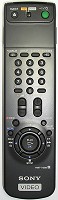 Genuine Sony VCR Remote Control (BLACK) 141878011 for models: Sony SLVE510...