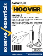 Exserve Essentials 'Hoover' Vacuum Cleaner Bag: EXS43
