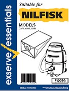 Exserve Essentials 'Nilfisk' Vacuum Cleaner Bag: EXS59