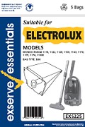Exserve Essentials 'Electrolux' Vacuum Cleaner Bag: EXS225