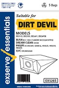 Exserve Essentials Dirt Devil Vacuum Cleaner Bag: EXS265