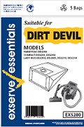 Exserve Essentials Dirt Devil Vacuum Cleaner Bag: EXS280
