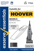 Exserve Essentials 'Hoover' Vacuum Cleaner Bag: EXS219