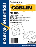 Exserve Essential 'Goblin' Vacuum Cleaner Bag: EXS283