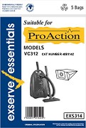 Exserve Essentials 'Pro Action' Vacuum Cleaner: EXS314
