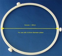 Universal 190mm Microwave Roller Ring