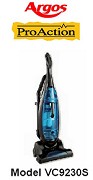 Argos Proaction Bagless Vacuum Cleaner Model VC9230S ,VC3940S