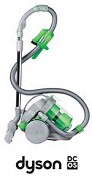 DYSON Vacuum Cleaner: DC05 Silver & Lime