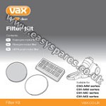 Vax Mach 3 HEPA Filter Kit 1-9-128606-00 (Genuine)