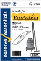 Exserve Essentials 'Pro Action' Vacuum Cleaner Bag: EXS65-uni171