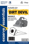 Exserve Essentials 'Dirt Devil' Vacuum Cleaner Bag: EXS147