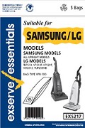 Exserve Essentials 'Samsung / LG' Vacuum Cleaner Bag: EXS217