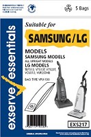 Exserve Essentials 'Samsung / LG' Vacuum Cleaner Bag: EXS217