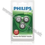 Philips Philishave HQ5/40 Reflex Action Triple Pack Rotary Cutting Head HQ5 (Genuine)