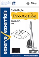 Exserve Essentials 'Pro Action' Vacuum Cleaner Bag: EXS354