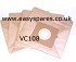TRIPLE PACK OF VC108 BAGS FREE P&P